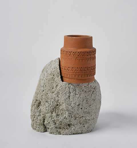 Two Earths (Pumice X Red Slab Pottery) 