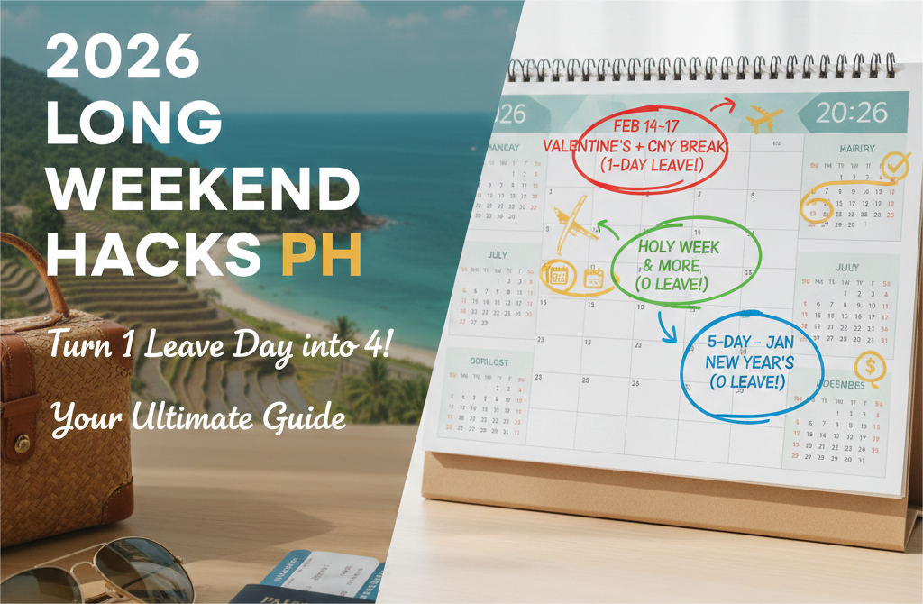 Wag sayangin ang VL! Here is the 2026 PH Long Weekend Cheat Sheet