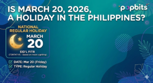March 20 2026 holiday Philippines