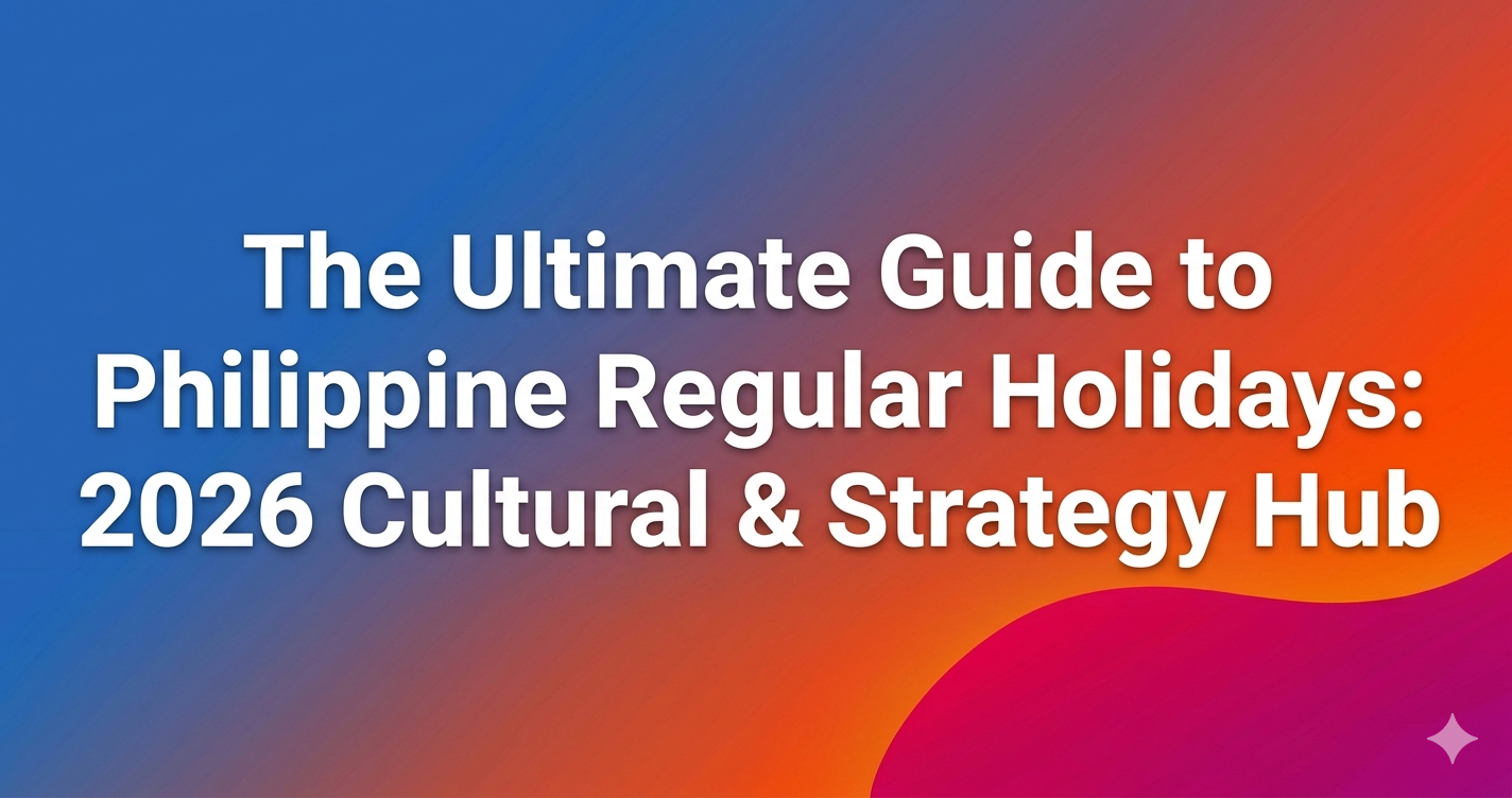 2026 Regular Holidays Philippines