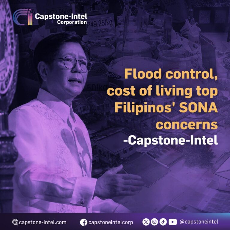Study Shows Charges, Convictions and Recovered Funds on Flood Control Scandal Top SONA Concern