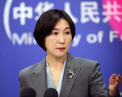 Chinese Foreign Ministry spokesperson Mao Ning.