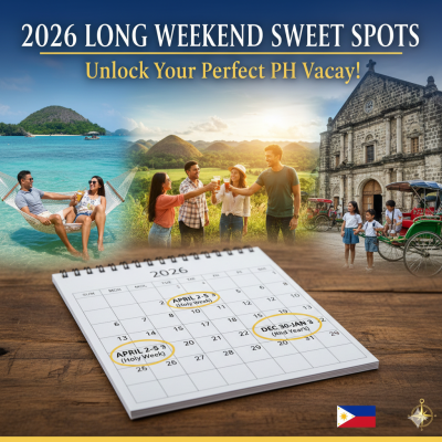 2026 Sweet Spot Long Weekends: The Best Dates to Book Your PH Travels Now