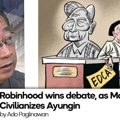 Robinhood wins debate, as Marcos Civilianizes Ayungin