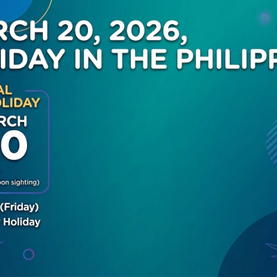 March 20 2026 holiday Philippines