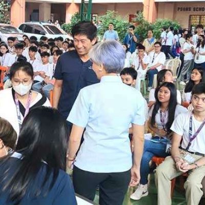 Mayor Honey leads free diabetes screening of public school studes in Manila