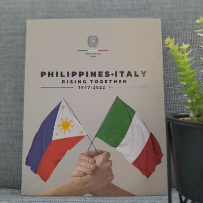 Italian Embassy launches book on its 75th bilateral relations anniversary with the Philippines; highlights commitment to ‘strengthen Filipino-Italian’ cooperation to stimulate cultural, economic, and diplomatic advancement